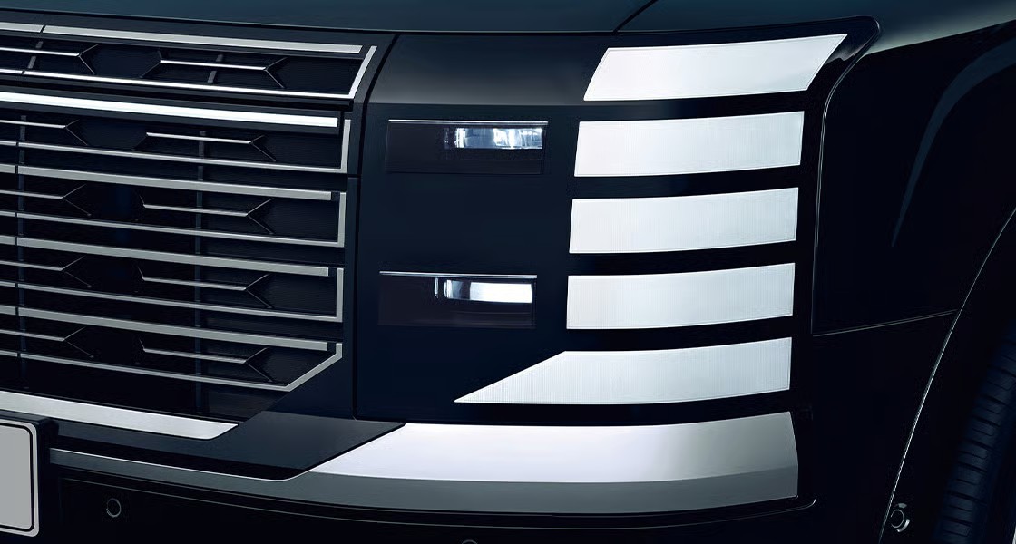 Close-up of the Full LED Headlamps