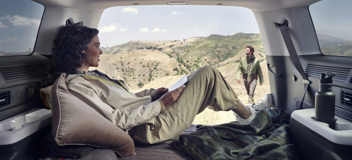 Utilizing the trunk of a Santa Fe