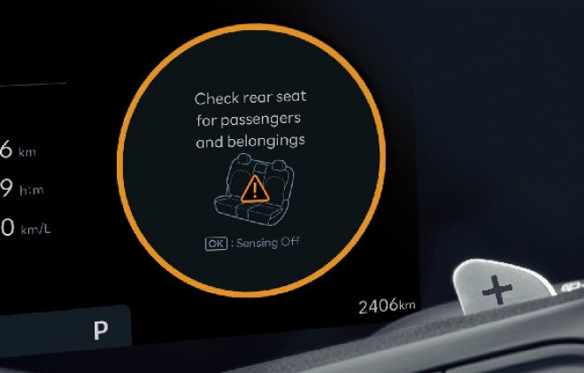 Rear Occupant Alert (ROA) image