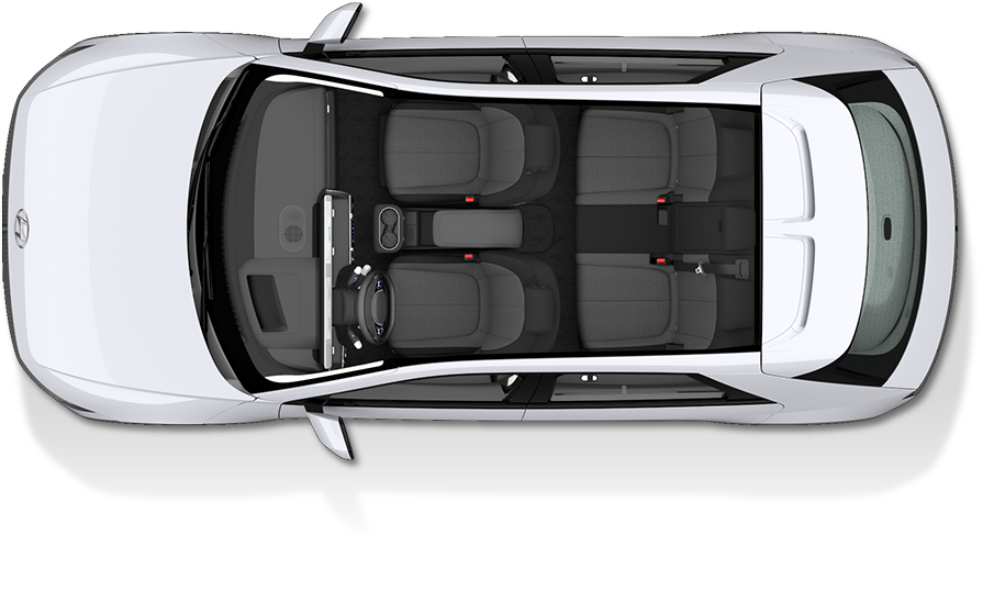 black-mono-tone car seat