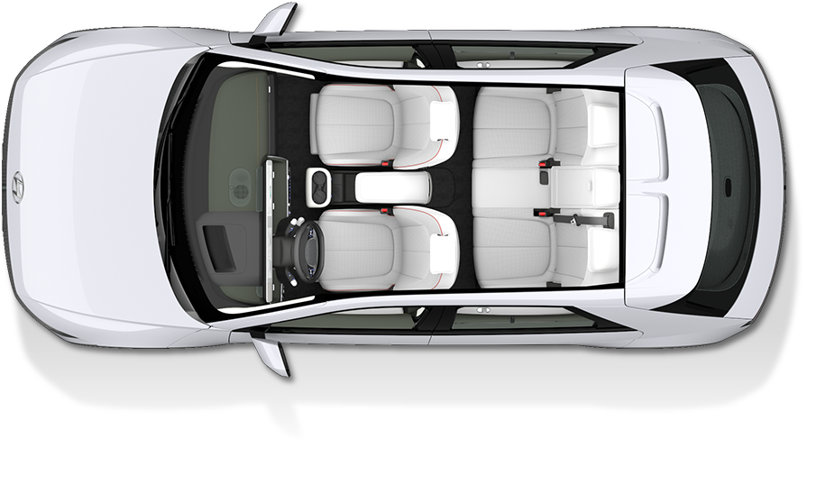 greige-two-tone car seat